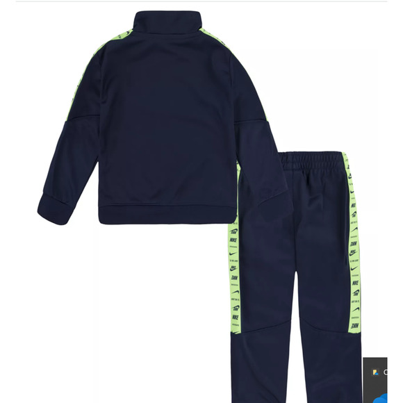 Nike Lightweight Futura Taping Tricot Jacket & Jogger 18 Month NWT - Picture 4 of 6